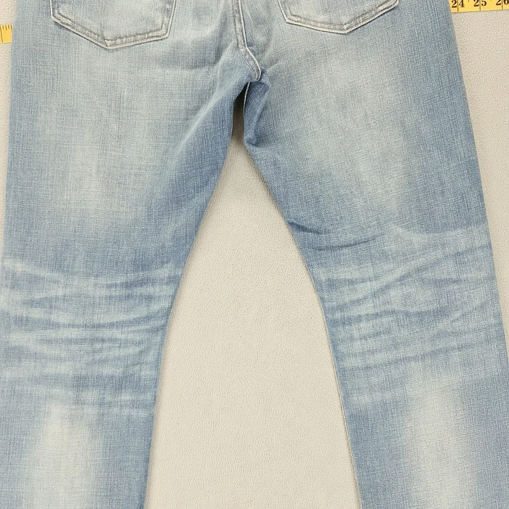 7 For All Mankind Jeans Mens 31x32 Blue Adrien Slim Tapered Light Wash Stretch